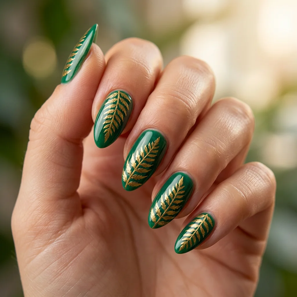 Hand-Painted Nail Art